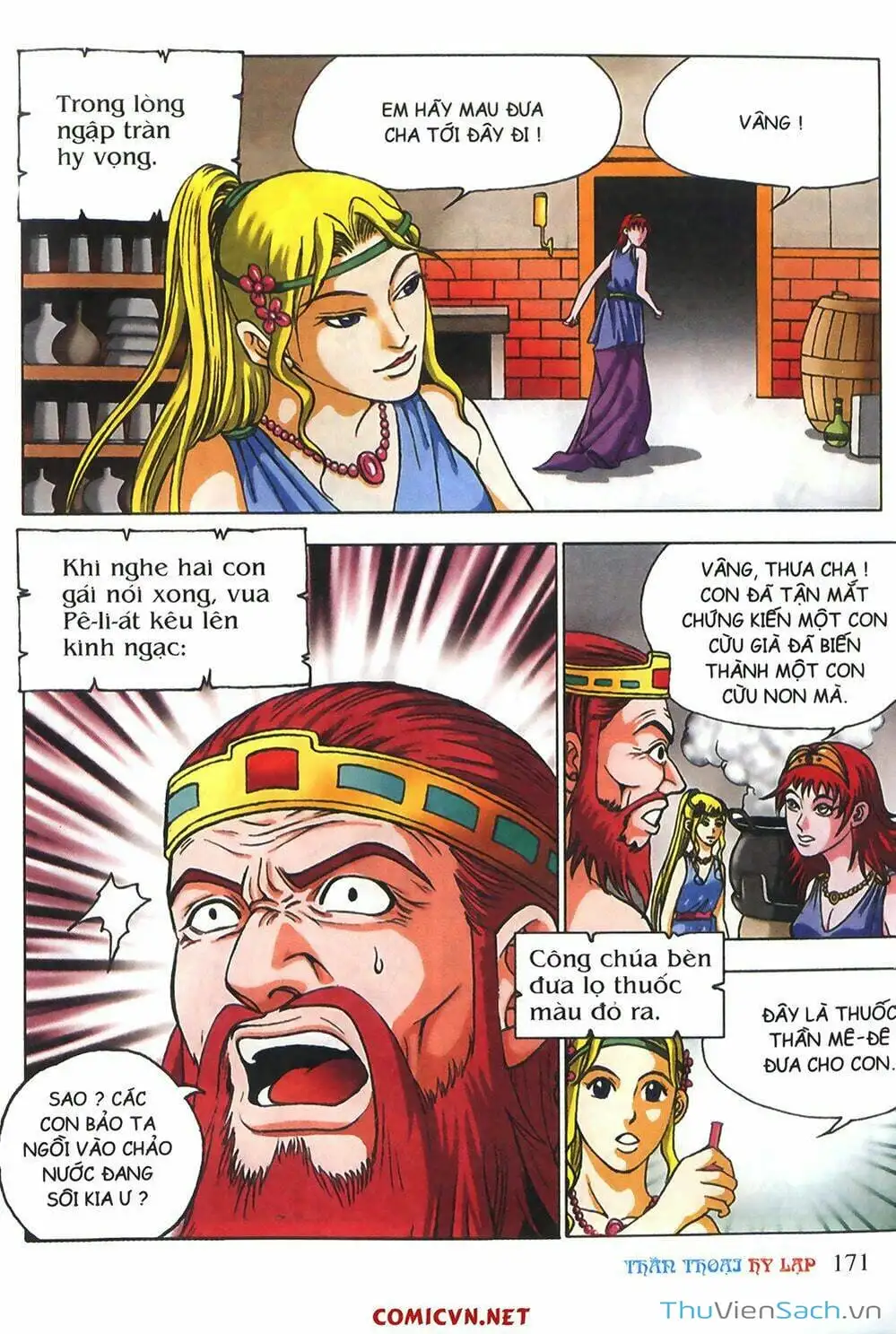 Truyện Tranh Thần Thoại Hy Lạp - Nguồn Gốc Các Vị Thần trang 3