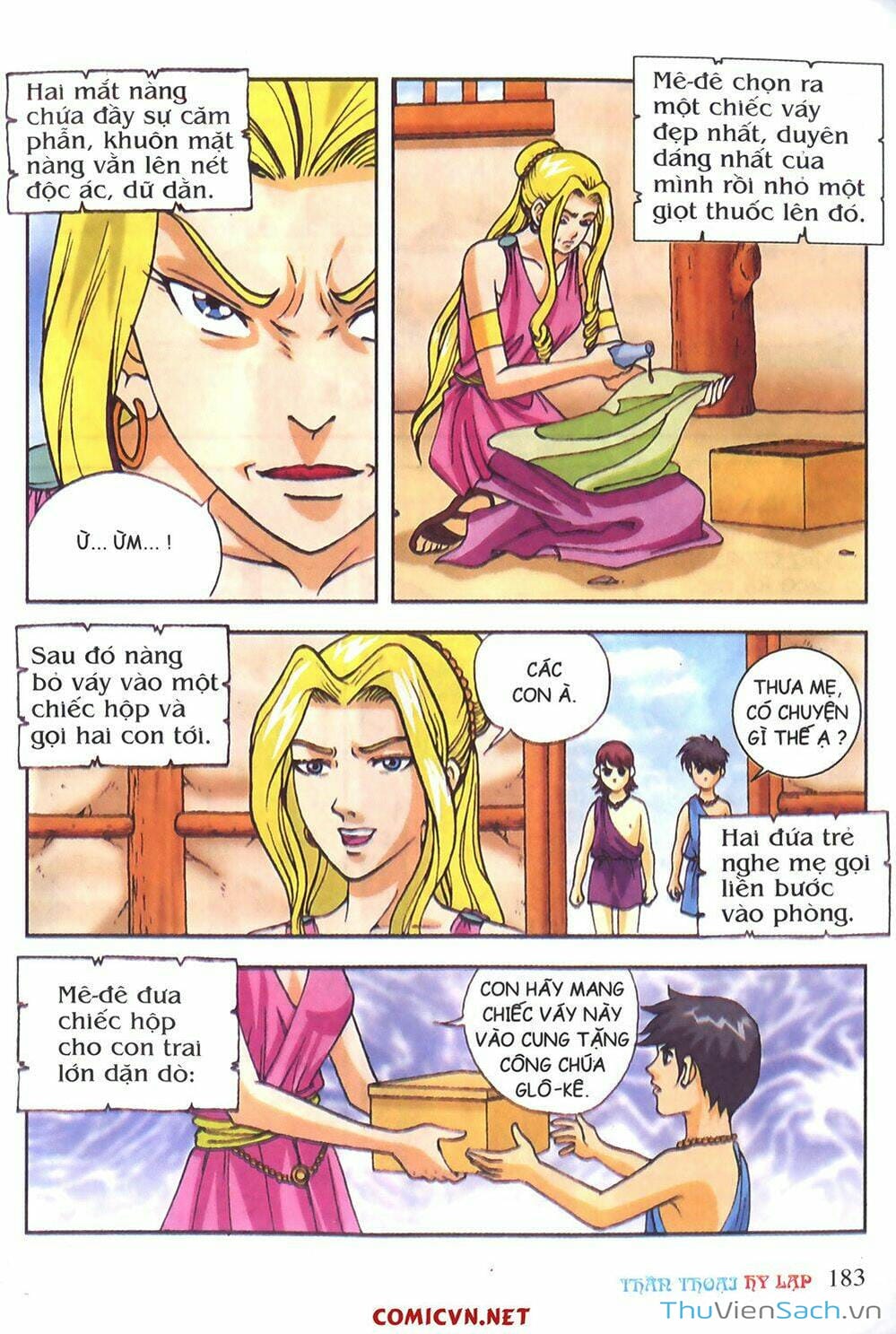 Truyện Tranh Thần Thoại Hy Lạp - Nguồn Gốc Các Vị Thần trang 3