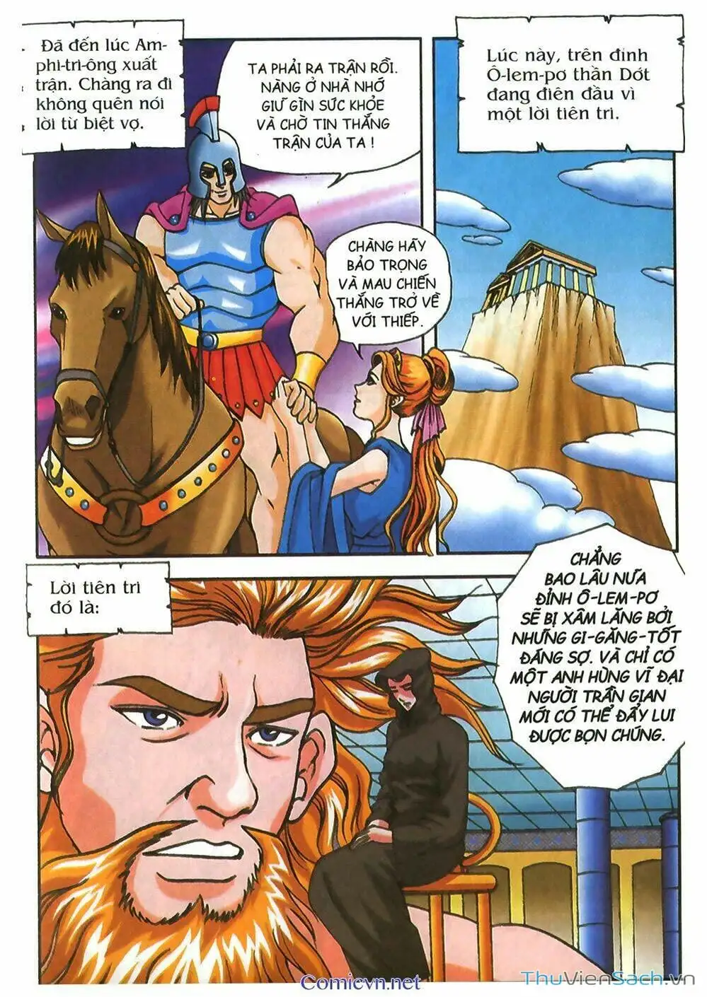 Truyện Tranh Thần Thoại Hy Lạp - Nguồn Gốc Các Vị Thần trang 3