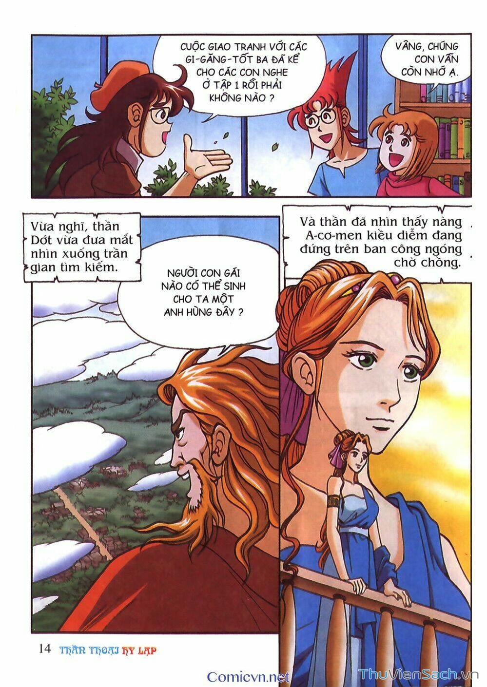 Truyện Tranh Thần Thoại Hy Lạp - Nguồn Gốc Các Vị Thần trang 3