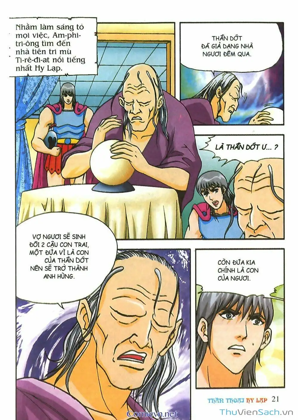 Truyện Tranh Thần Thoại Hy Lạp - Nguồn Gốc Các Vị Thần trang 3