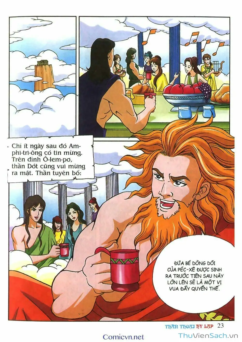Truyện Tranh Thần Thoại Hy Lạp - Nguồn Gốc Các Vị Thần trang 3