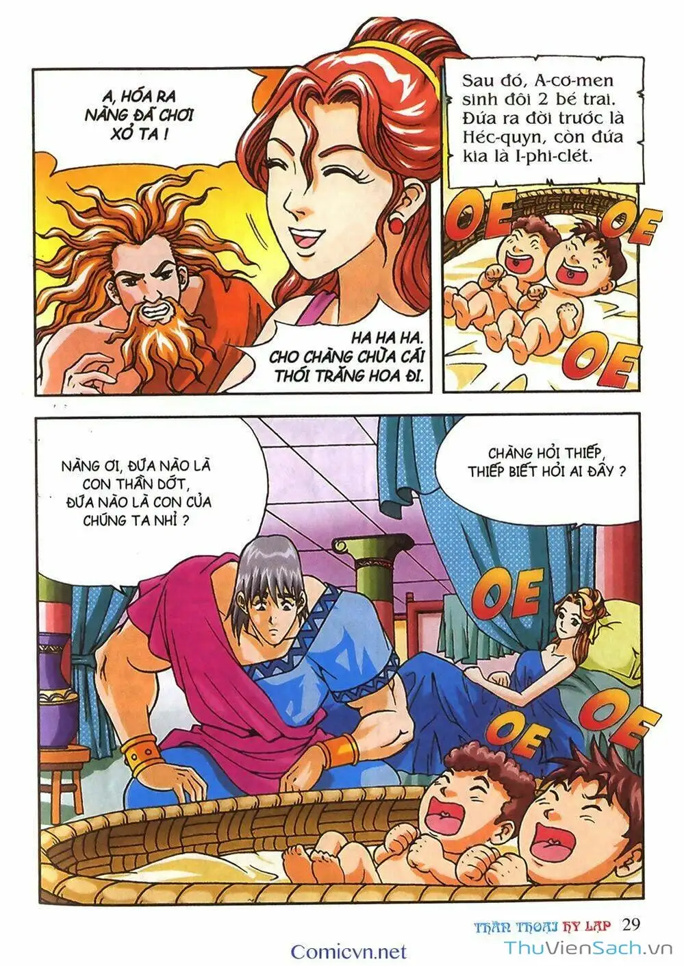 Truyện Tranh Thần Thoại Hy Lạp - Nguồn Gốc Các Vị Thần trang 3