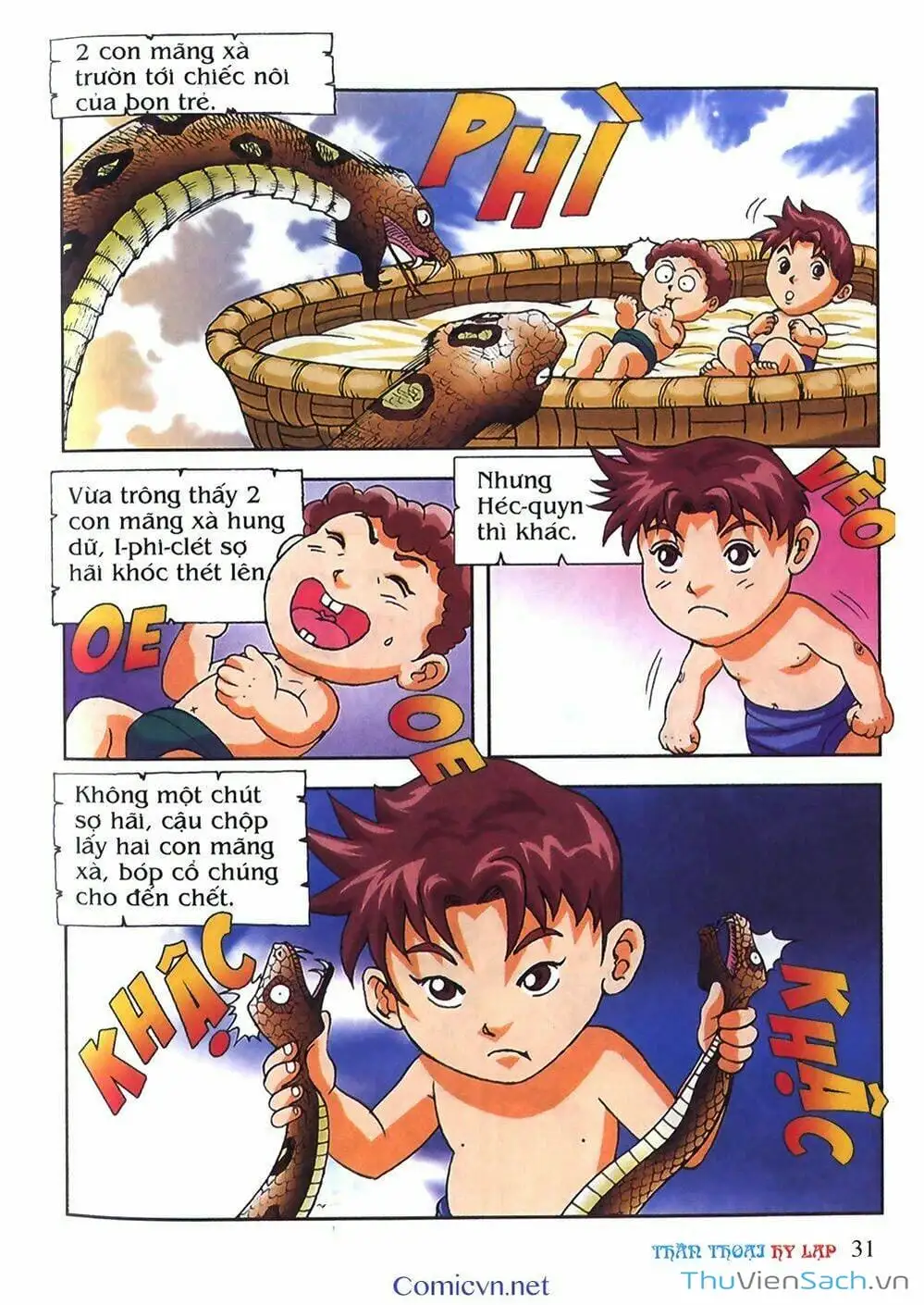 Truyện Tranh Thần Thoại Hy Lạp - Nguồn Gốc Các Vị Thần trang 3