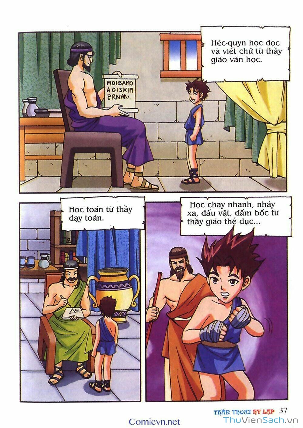 Truyện Tranh Thần Thoại Hy Lạp - Nguồn Gốc Các Vị Thần trang 3