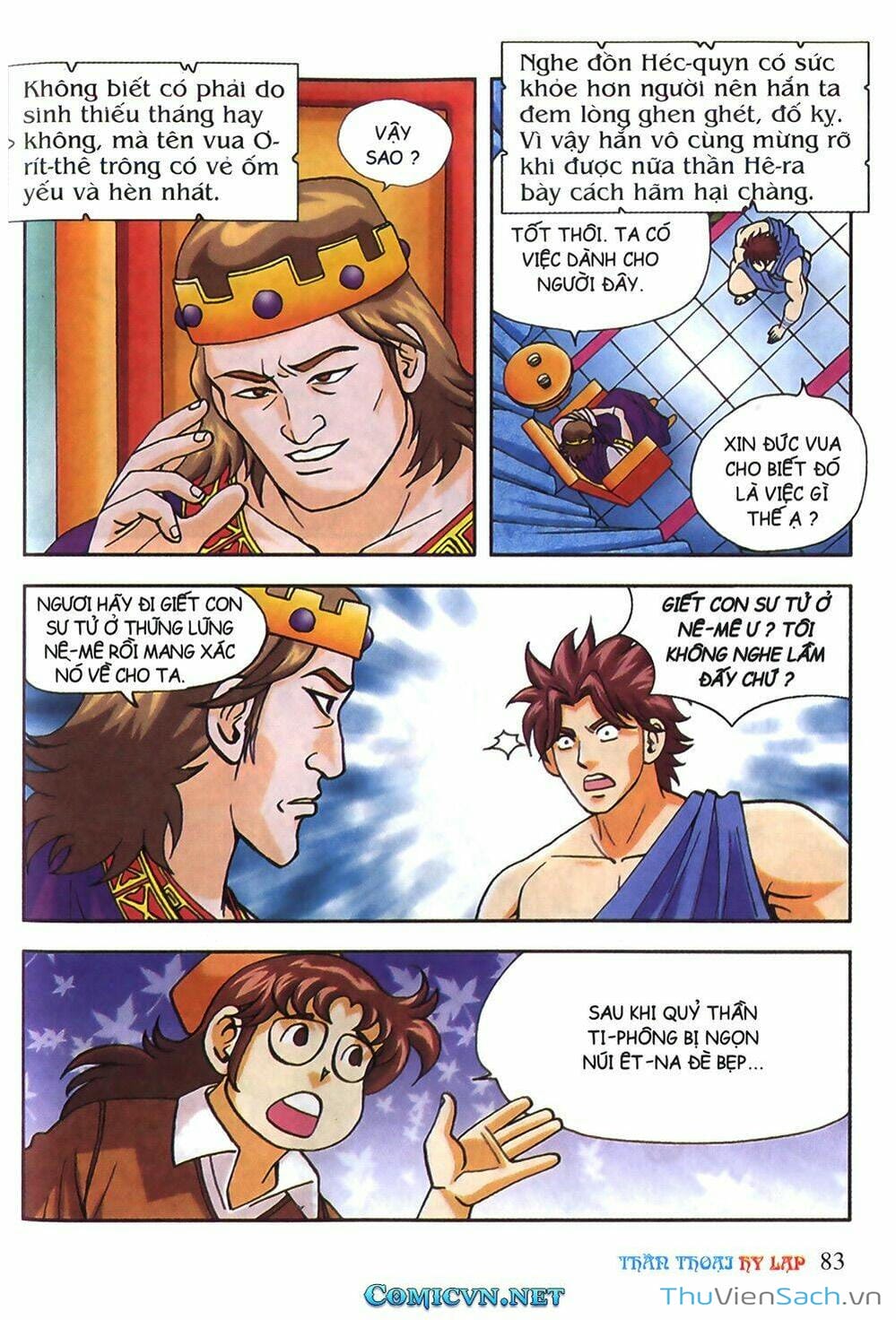 Truyện Tranh Thần Thoại Hy Lạp - Nguồn Gốc Các Vị Thần trang 3