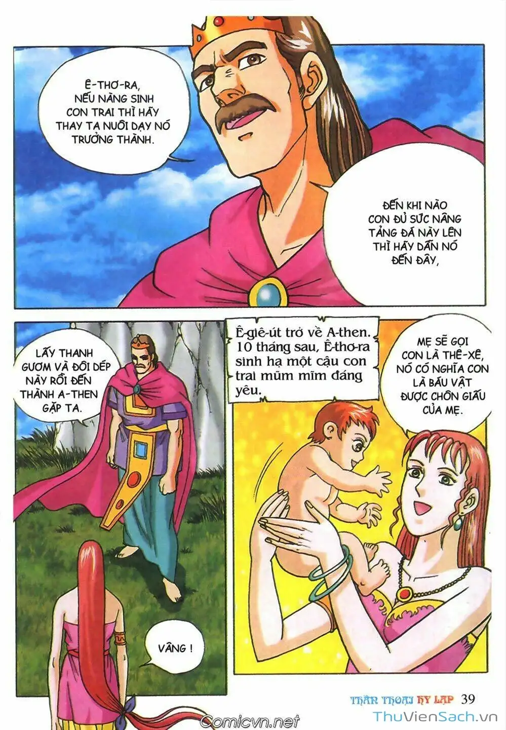 Truyện Tranh Thần Thoại Hy Lạp - Nguồn Gốc Các Vị Thần trang 3