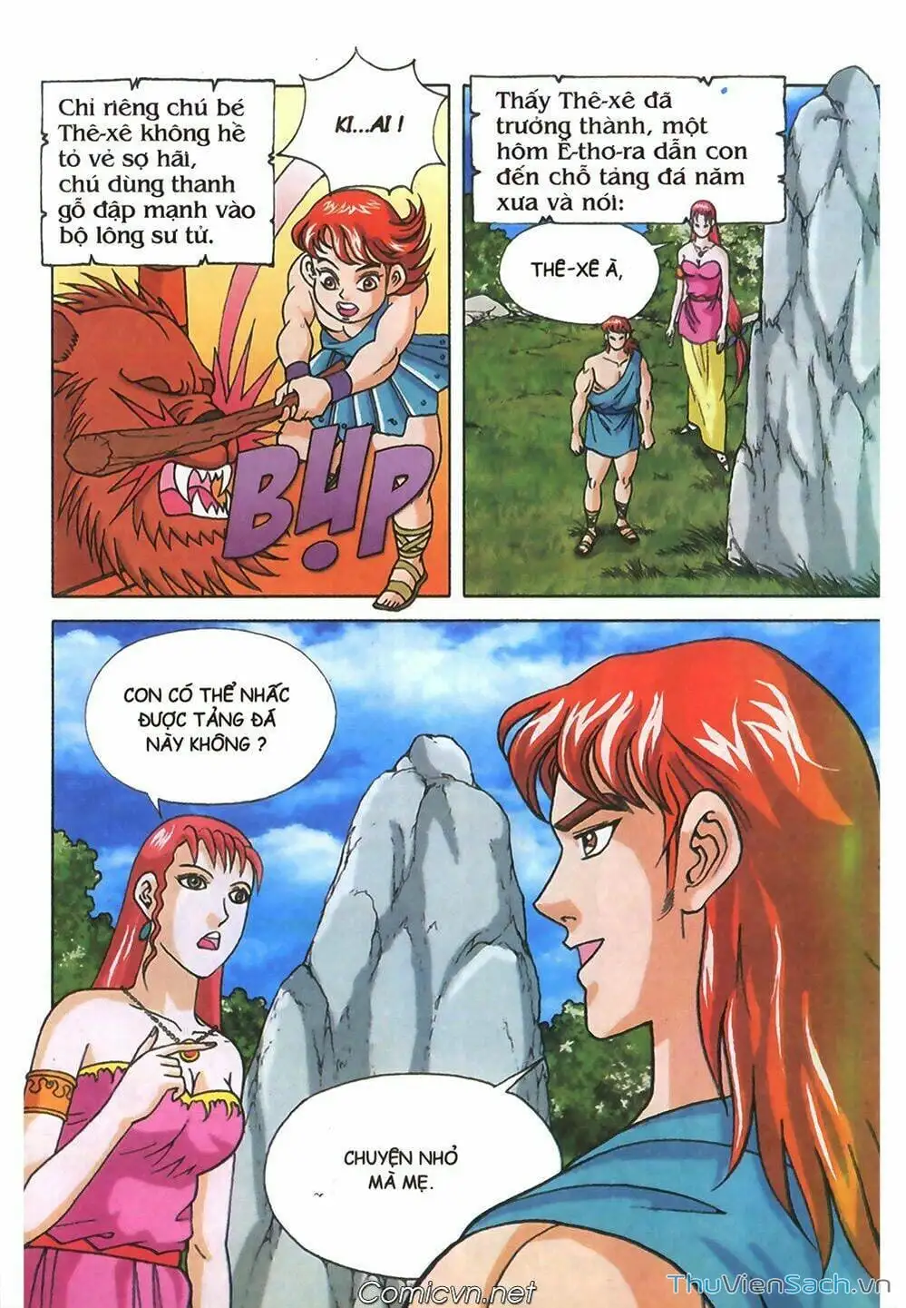 Truyện Tranh Thần Thoại Hy Lạp - Nguồn Gốc Các Vị Thần trang 3