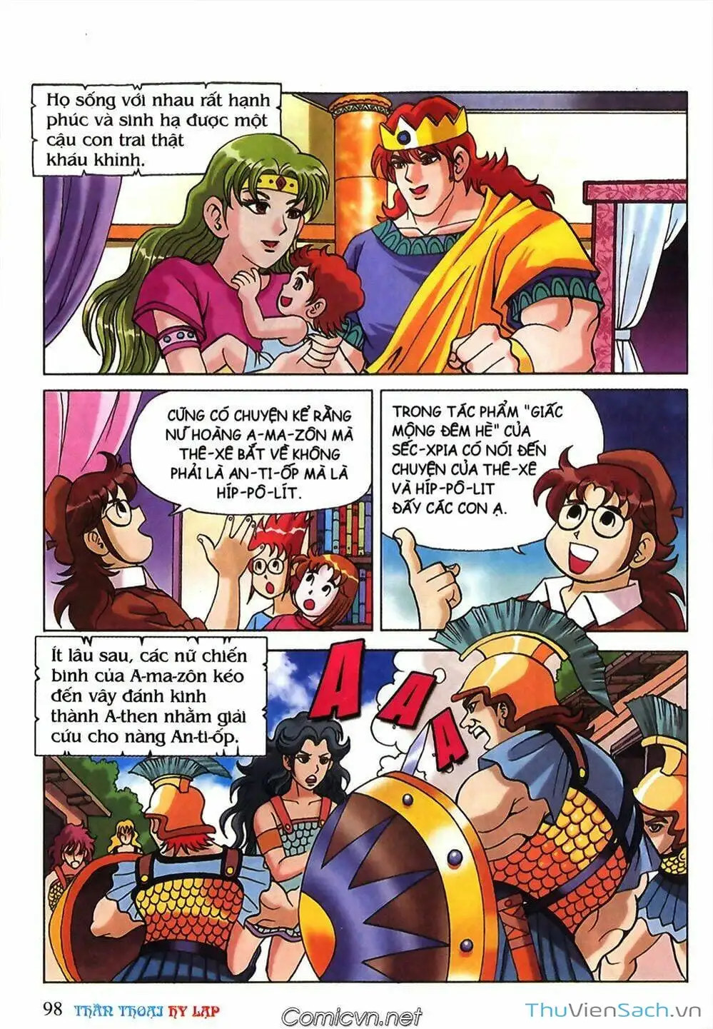 Truyện Tranh Thần Thoại Hy Lạp - Nguồn Gốc Các Vị Thần trang 3