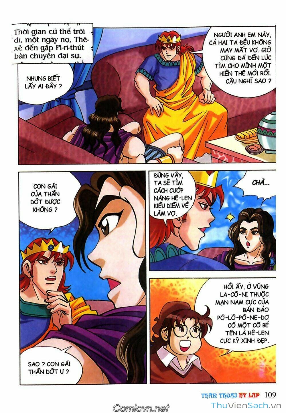 Truyện Tranh Thần Thoại Hy Lạp - Nguồn Gốc Các Vị Thần trang 3