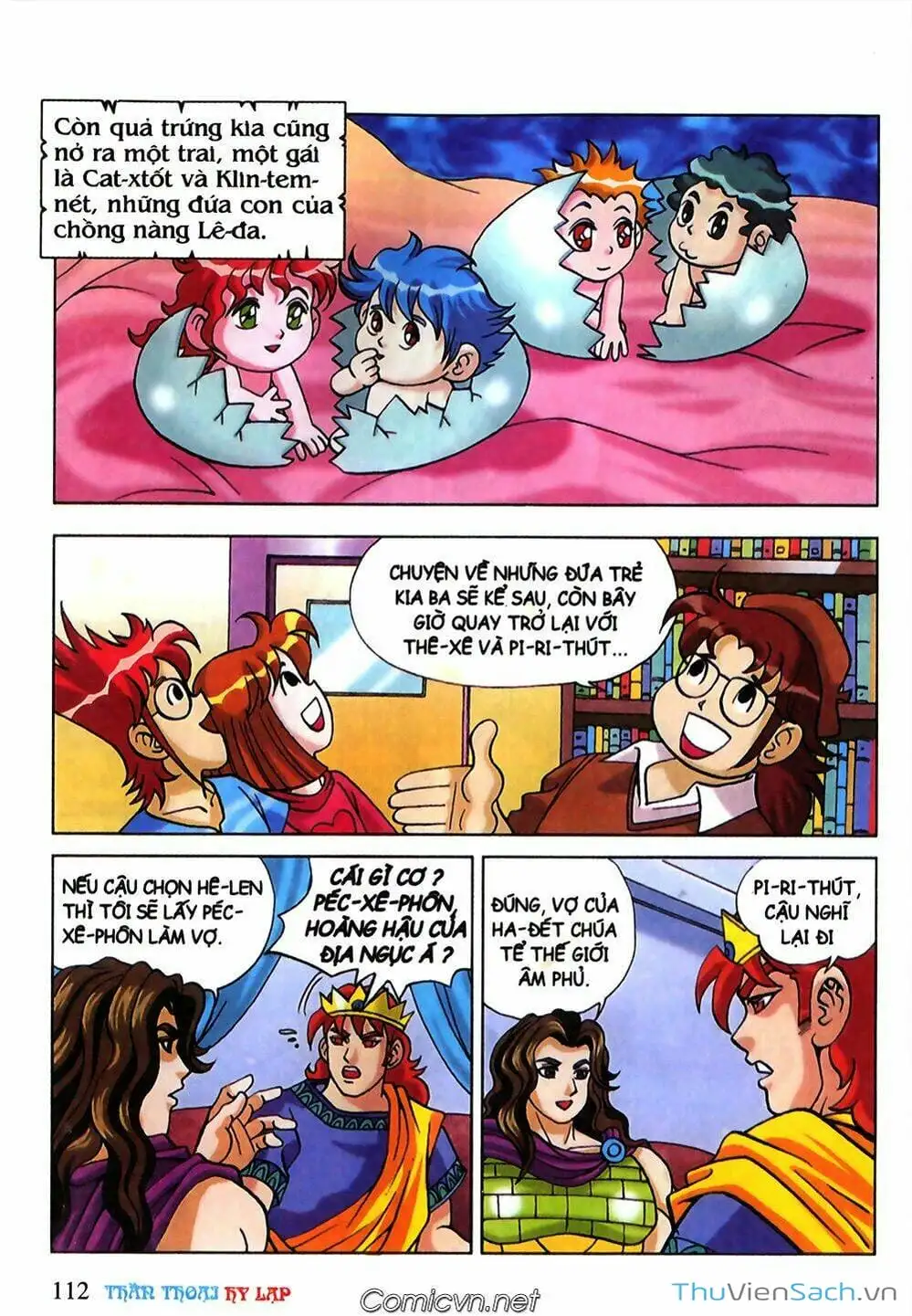 Truyện Tranh Thần Thoại Hy Lạp - Nguồn Gốc Các Vị Thần trang 3