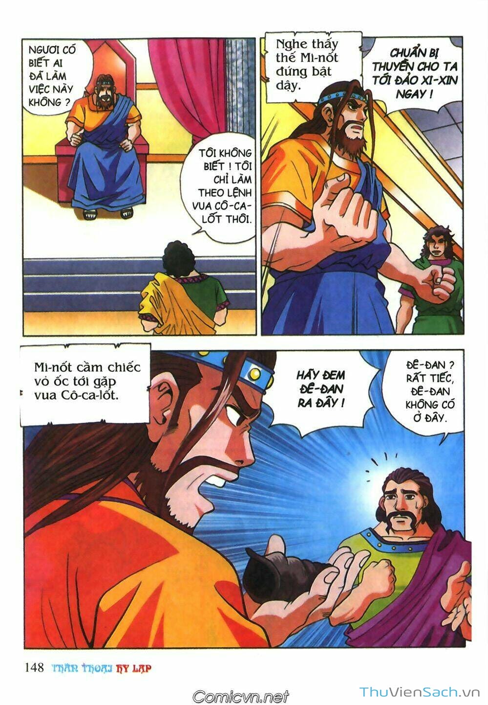 Truyện Tranh Thần Thoại Hy Lạp - Nguồn Gốc Các Vị Thần trang 3