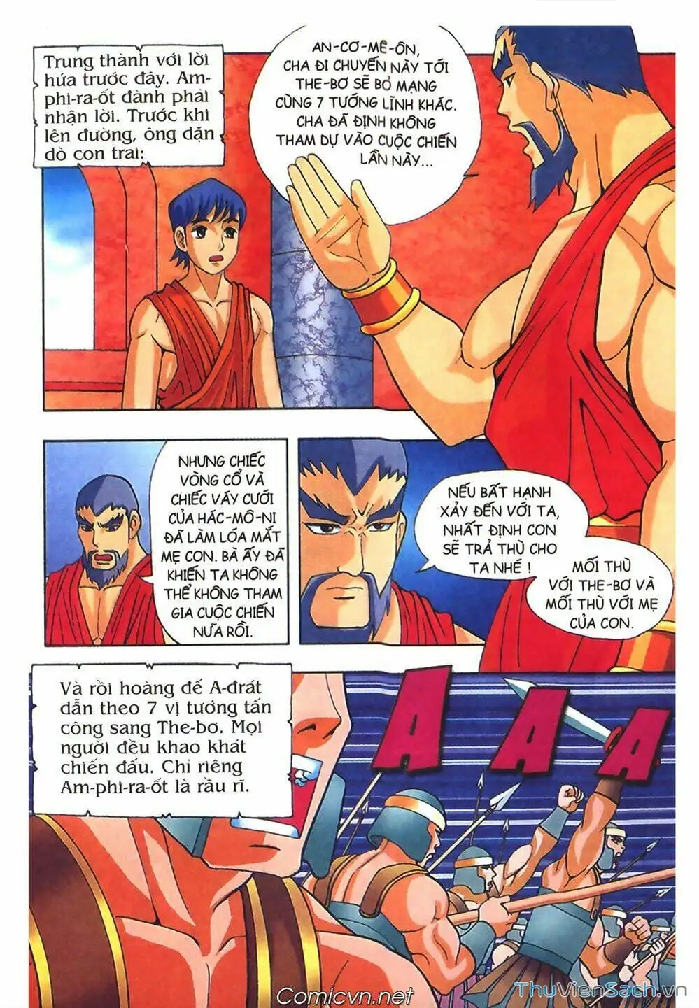 Truyện Tranh Thần Thoại Hy Lạp - Nguồn Gốc Các Vị Thần trang 3