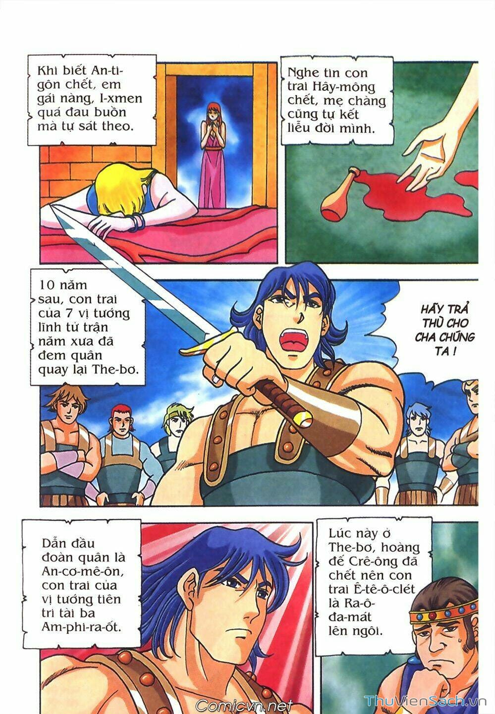 Truyện Tranh Thần Thoại Hy Lạp - Nguồn Gốc Các Vị Thần trang 3