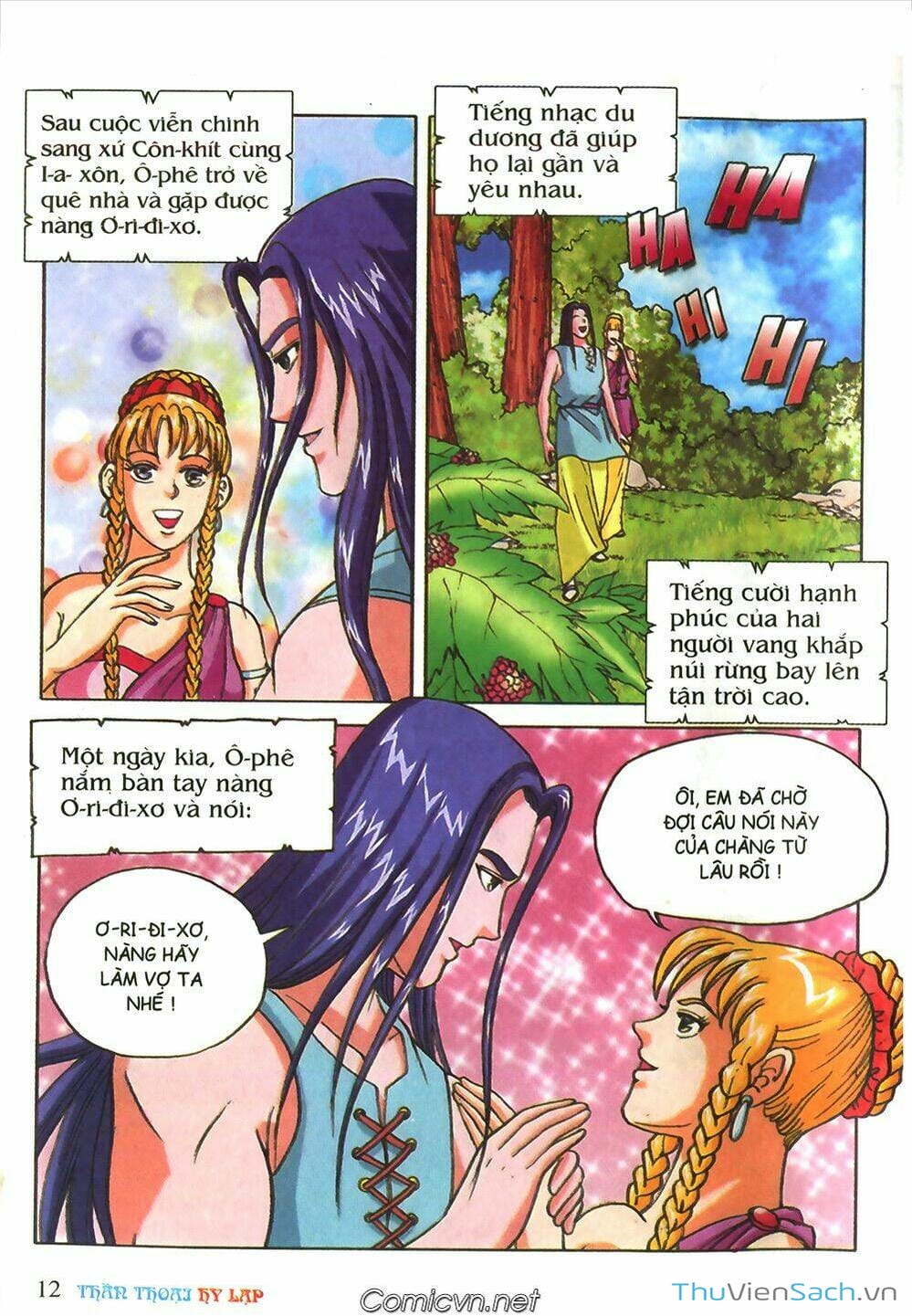 Truyện Tranh Thần Thoại Hy Lạp - Nguồn Gốc Các Vị Thần trang 3