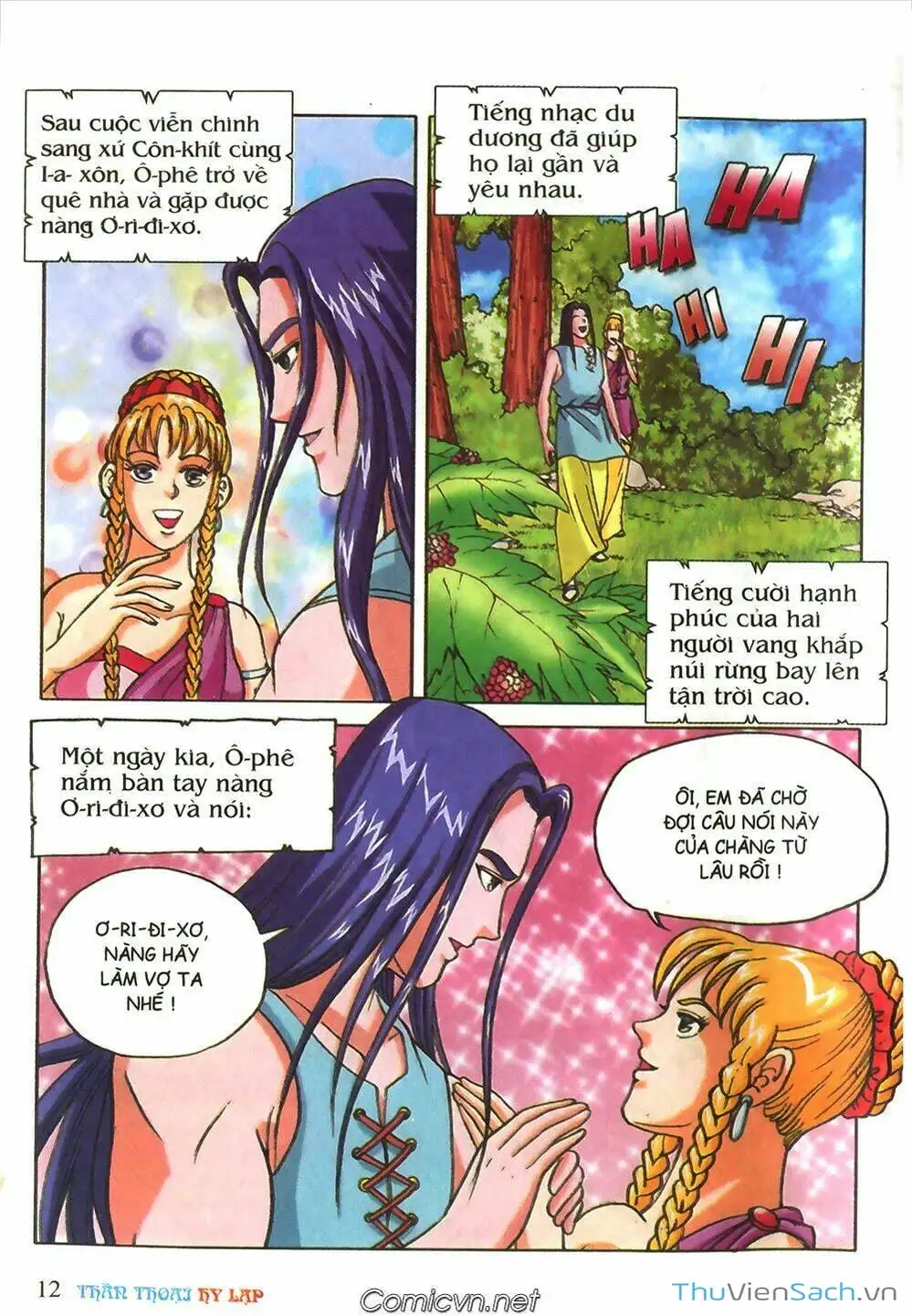 Truyện Tranh Thần Thoại Hy Lạp - Nguồn Gốc Các Vị Thần trang 3