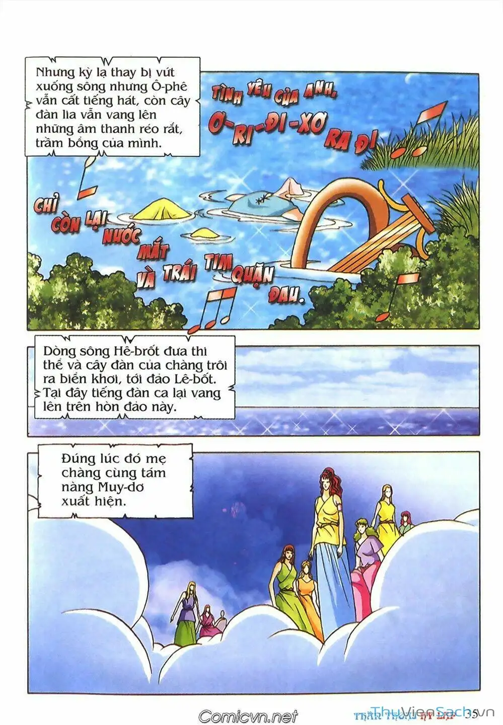 Truyện Tranh Thần Thoại Hy Lạp - Nguồn Gốc Các Vị Thần trang 3