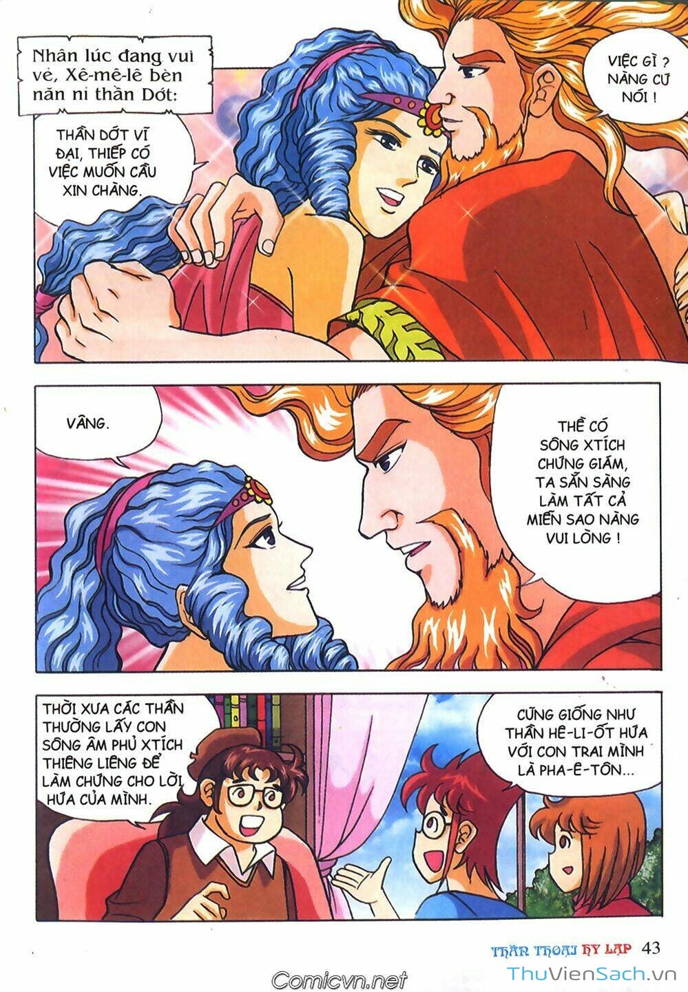 Truyện Tranh Thần Thoại Hy Lạp - Nguồn Gốc Các Vị Thần trang 3