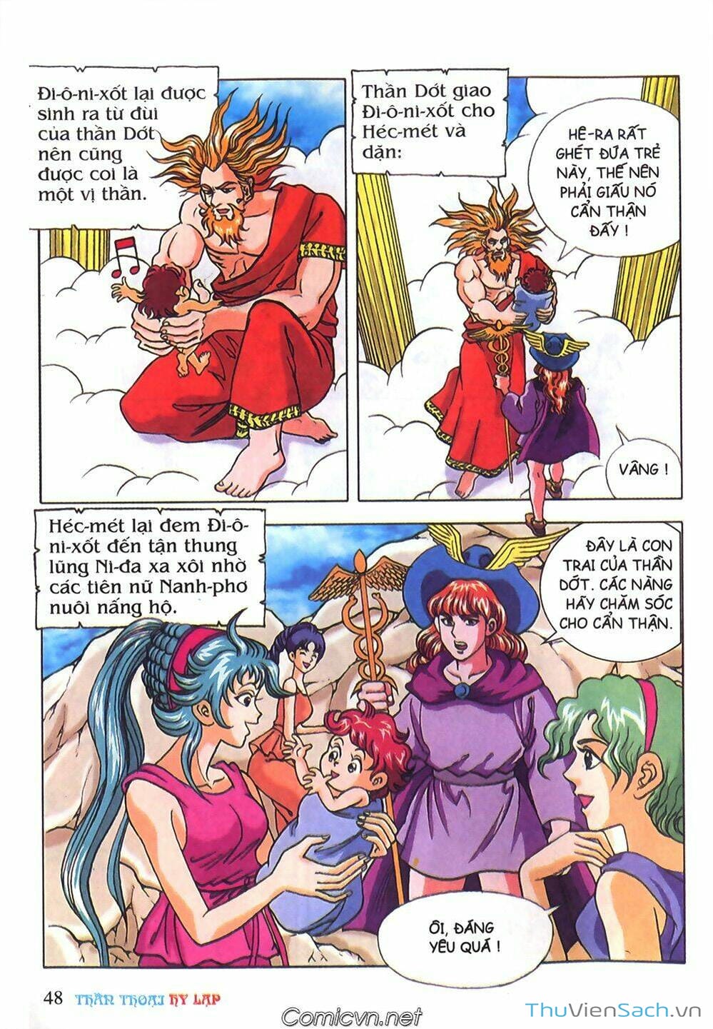 Truyện Tranh Thần Thoại Hy Lạp - Nguồn Gốc Các Vị Thần trang 3