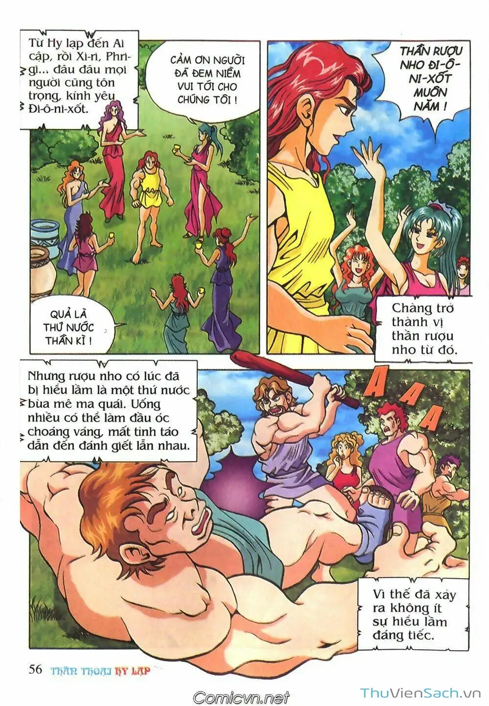 Truyện Tranh Thần Thoại Hy Lạp - Nguồn Gốc Các Vị Thần trang 3