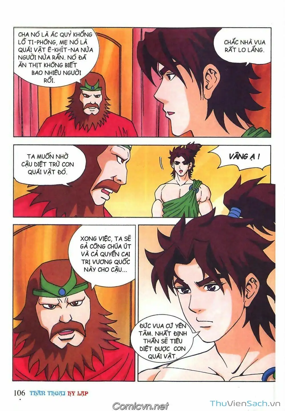 Truyện Tranh Thần Thoại Hy Lạp - Nguồn Gốc Các Vị Thần trang 3