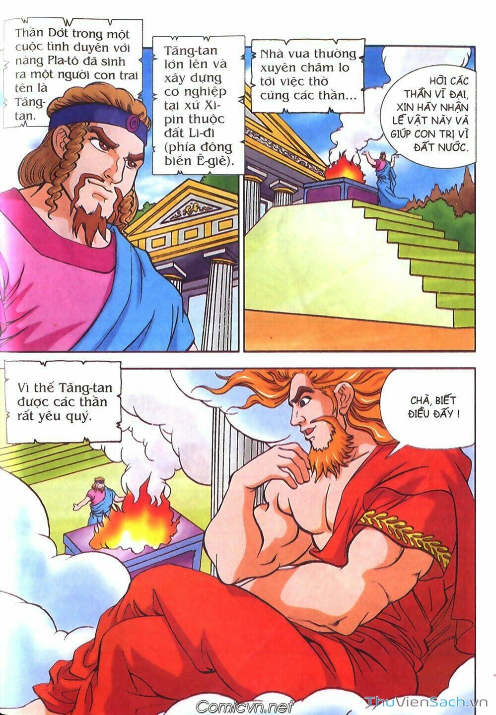 Truyện Tranh Thần Thoại Hy Lạp - Nguồn Gốc Các Vị Thần trang 3