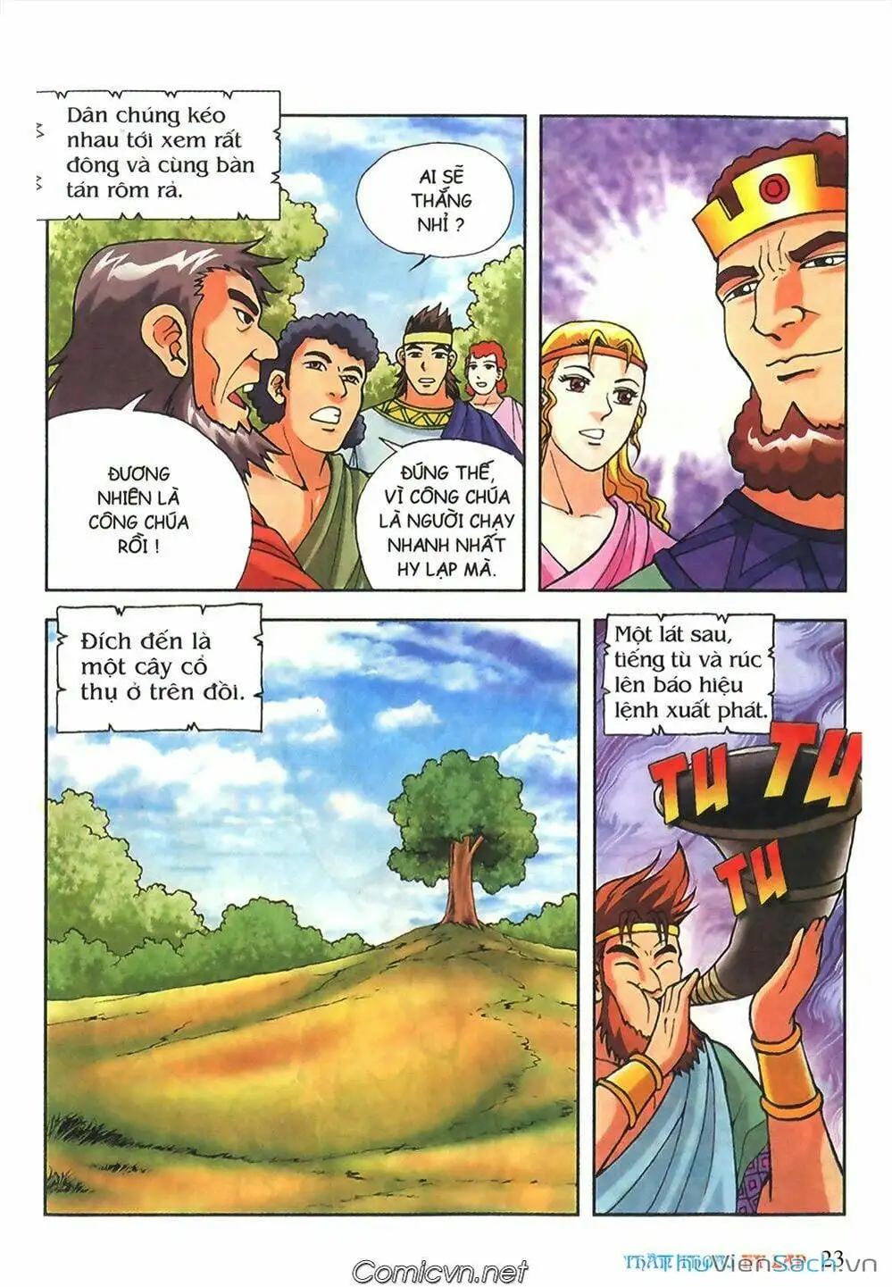 Truyện Tranh Thần Thoại Hy Lạp - Nguồn Gốc Các Vị Thần trang 3