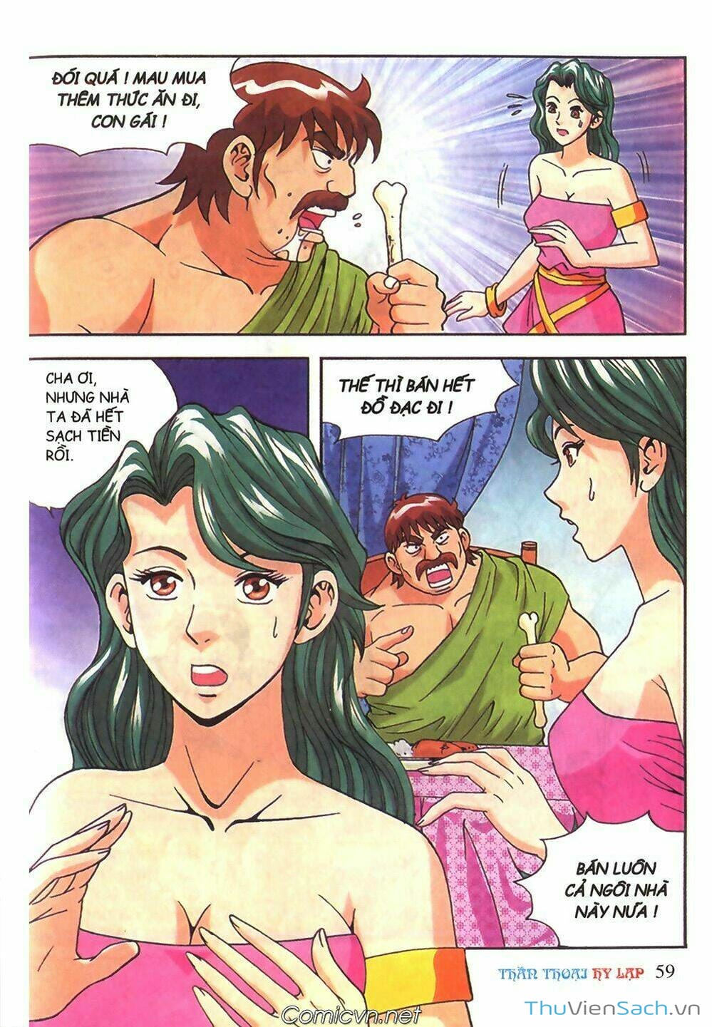 Truyện Tranh Thần Thoại Hy Lạp - Nguồn Gốc Các Vị Thần trang 3