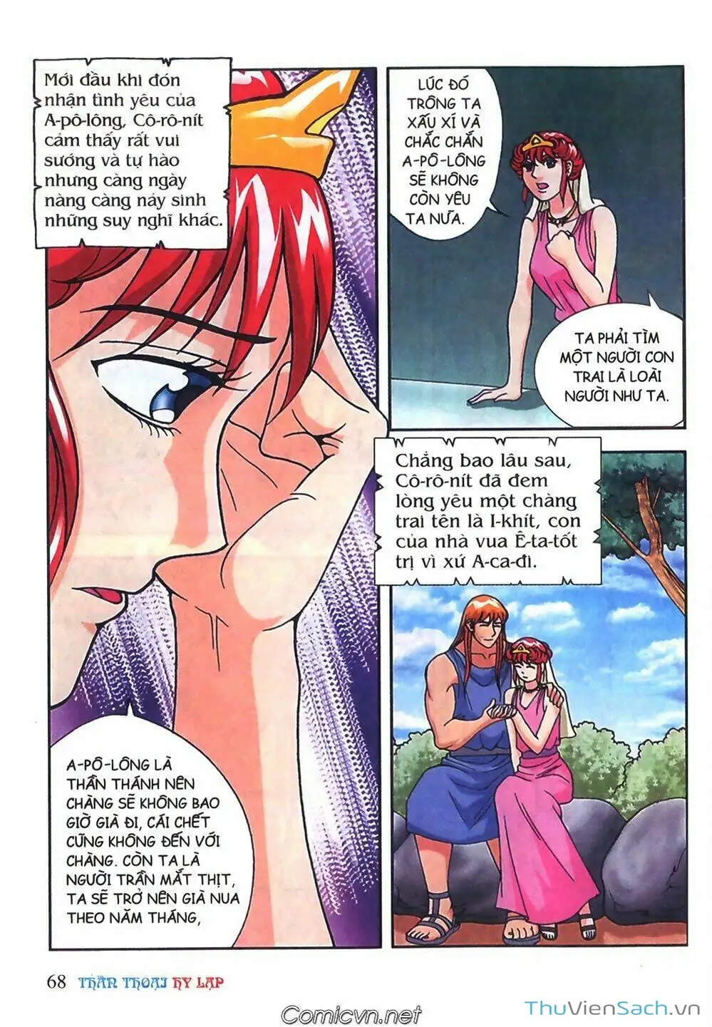 Truyện Tranh Thần Thoại Hy Lạp - Nguồn Gốc Các Vị Thần trang 3