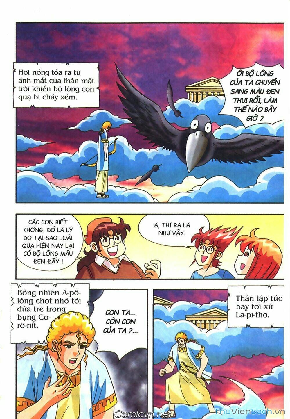 Truyện Tranh Thần Thoại Hy Lạp - Nguồn Gốc Các Vị Thần trang 3