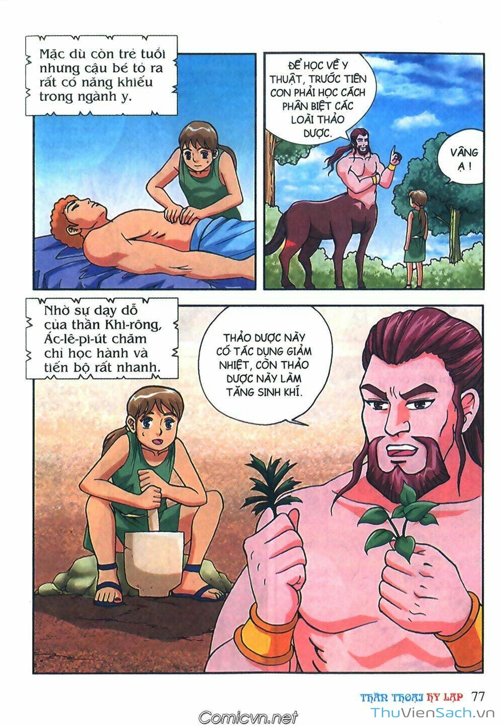 Truyện Tranh Thần Thoại Hy Lạp - Nguồn Gốc Các Vị Thần trang 3