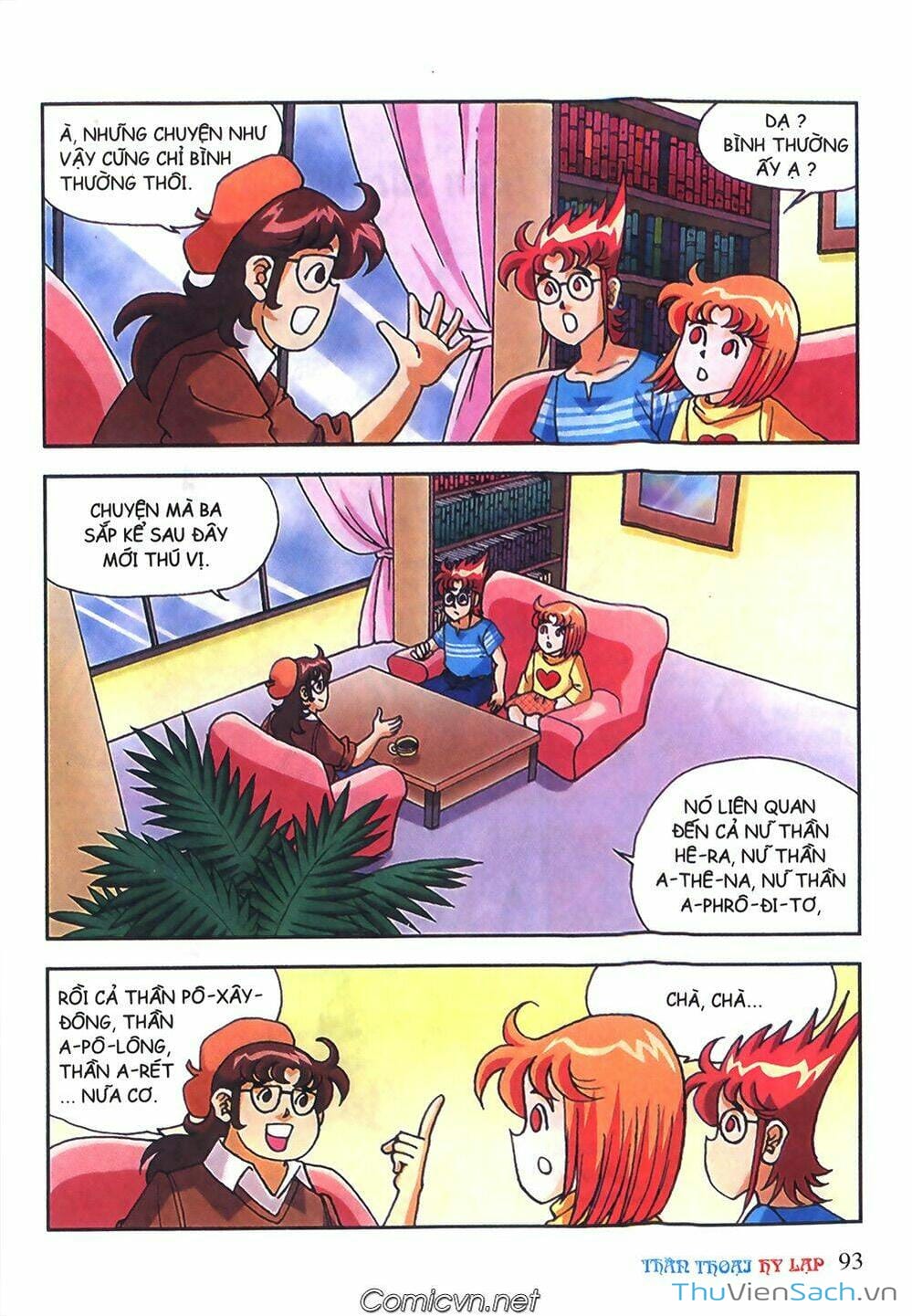 Truyện Tranh Thần Thoại Hy Lạp - Nguồn Gốc Các Vị Thần trang 3