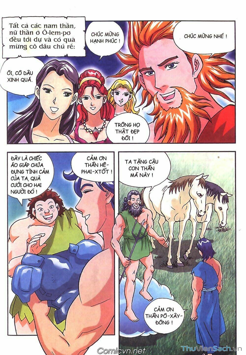 Truyện Tranh Thần Thoại Hy Lạp - Nguồn Gốc Các Vị Thần trang 3