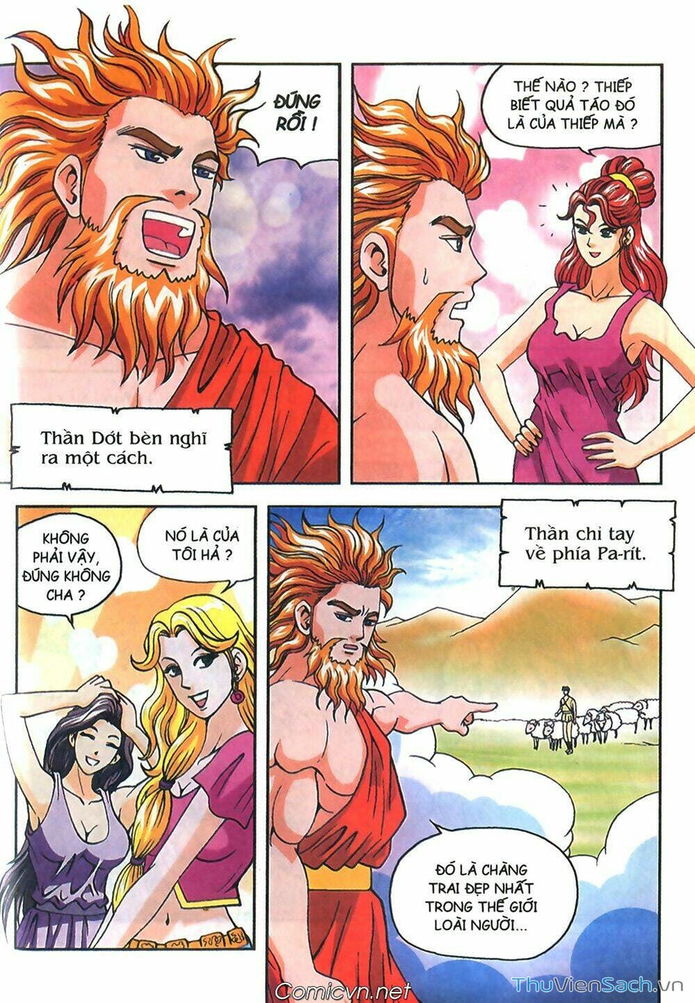 Truyện Tranh Thần Thoại Hy Lạp - Nguồn Gốc Các Vị Thần trang 3