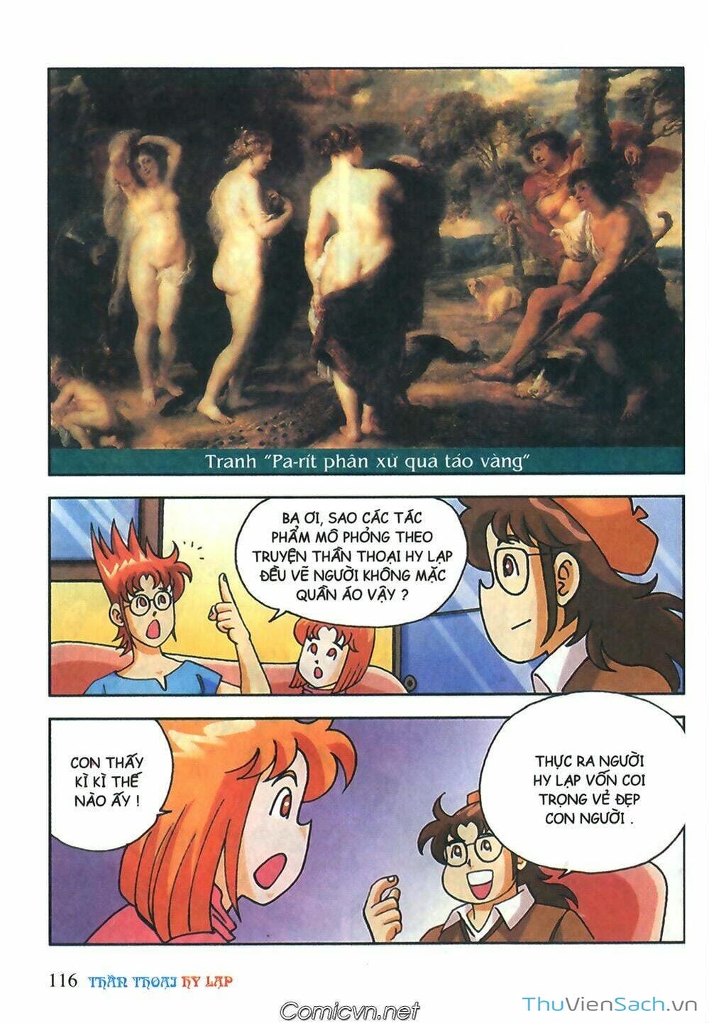 Truyện Tranh Thần Thoại Hy Lạp - Nguồn Gốc Các Vị Thần trang 3