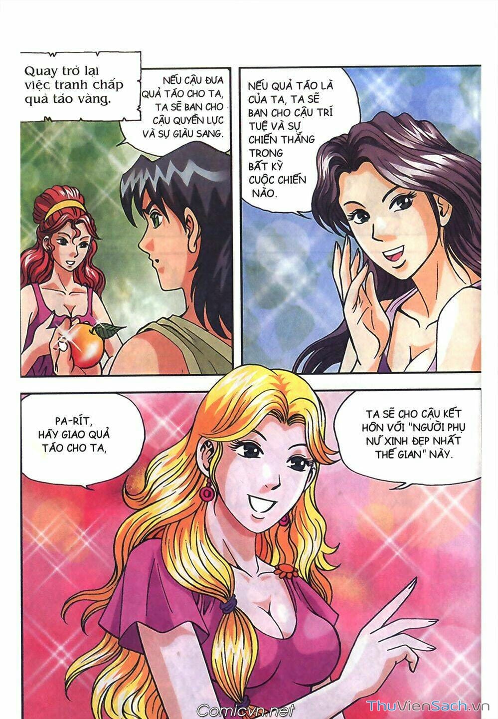 Truyện Tranh Thần Thoại Hy Lạp - Nguồn Gốc Các Vị Thần trang 3