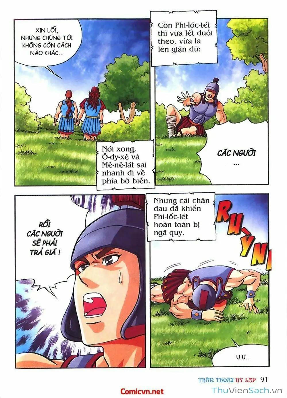 Truyện Tranh Thần Thoại Hy Lạp - Nguồn Gốc Các Vị Thần trang 3