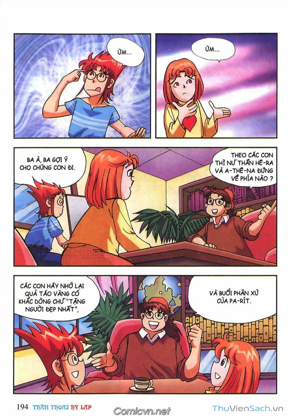 Truyện Tranh Thần Thoại Hy Lạp - Nguồn Gốc Các Vị Thần trang 3