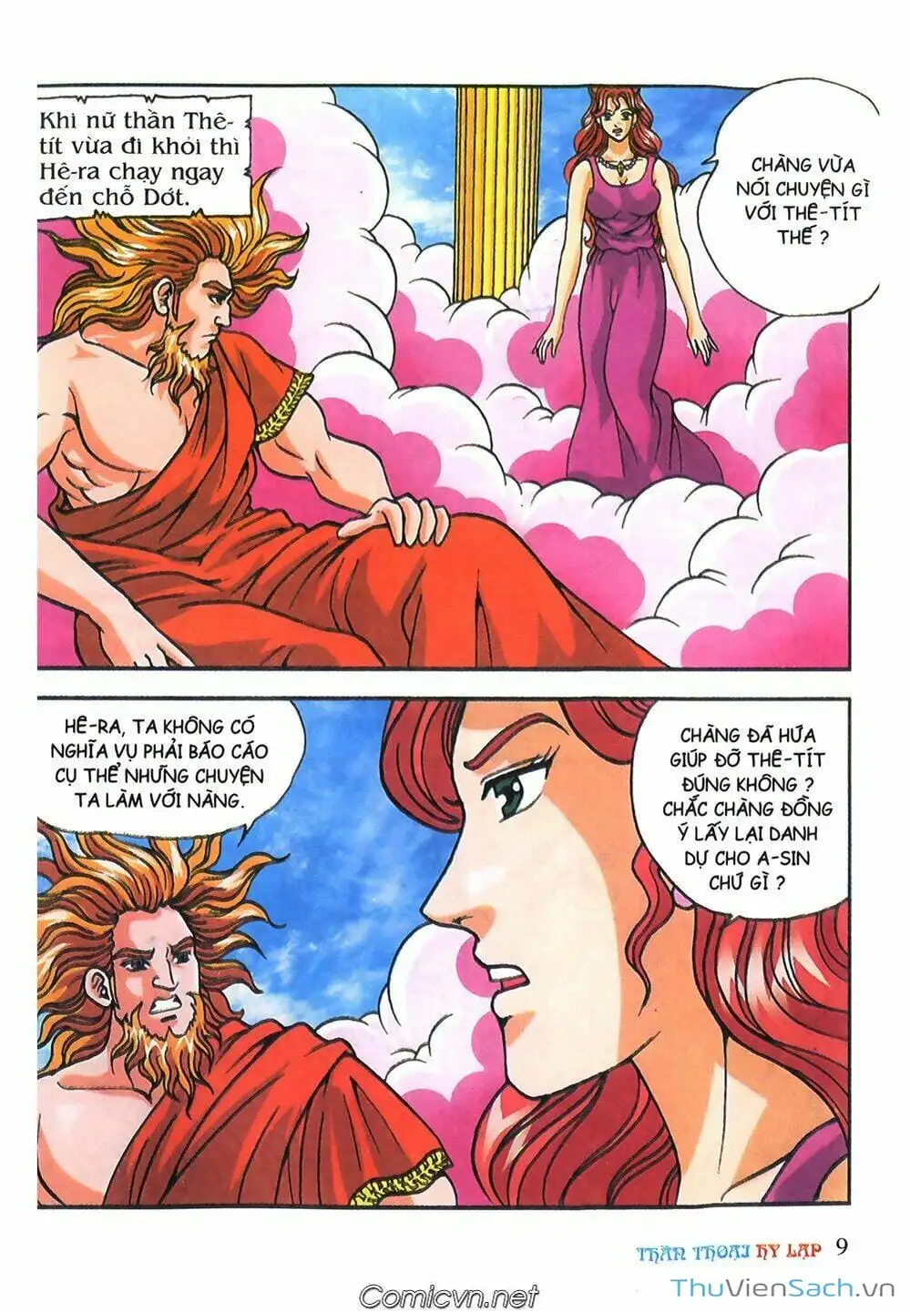 Truyện Tranh Thần Thoại Hy Lạp - Nguồn Gốc Các Vị Thần trang 3