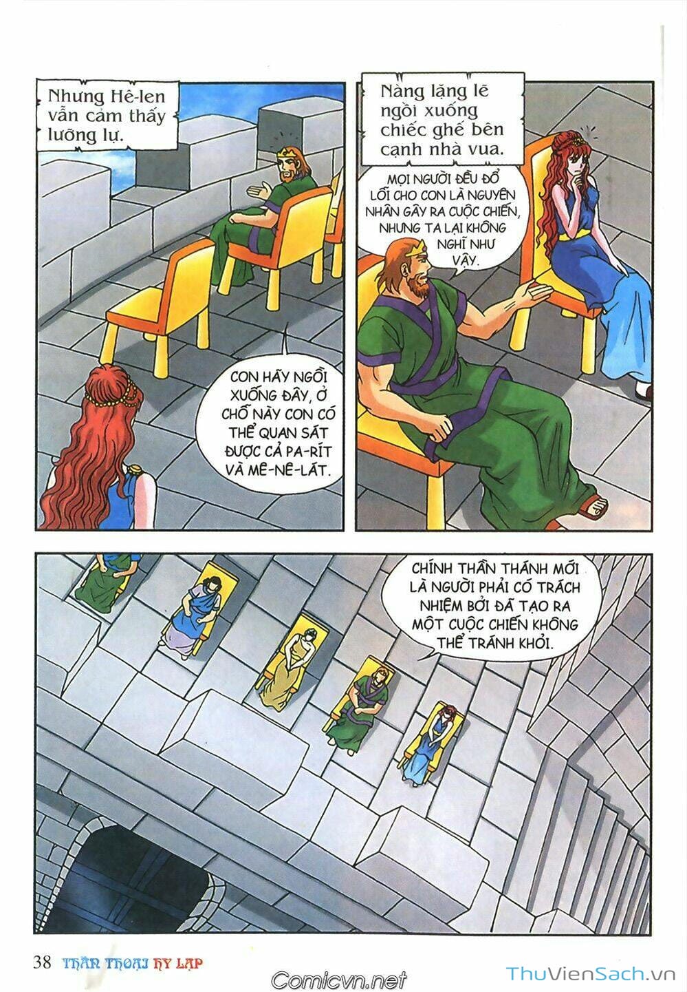 Truyện Tranh Thần Thoại Hy Lạp - Nguồn Gốc Các Vị Thần trang 3