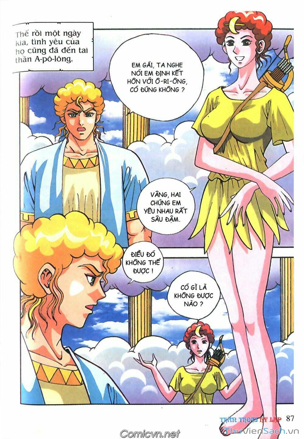 Truyện Tranh Thần Thoại Hy Lạp - Nguồn Gốc Các Vị Thần trang 3