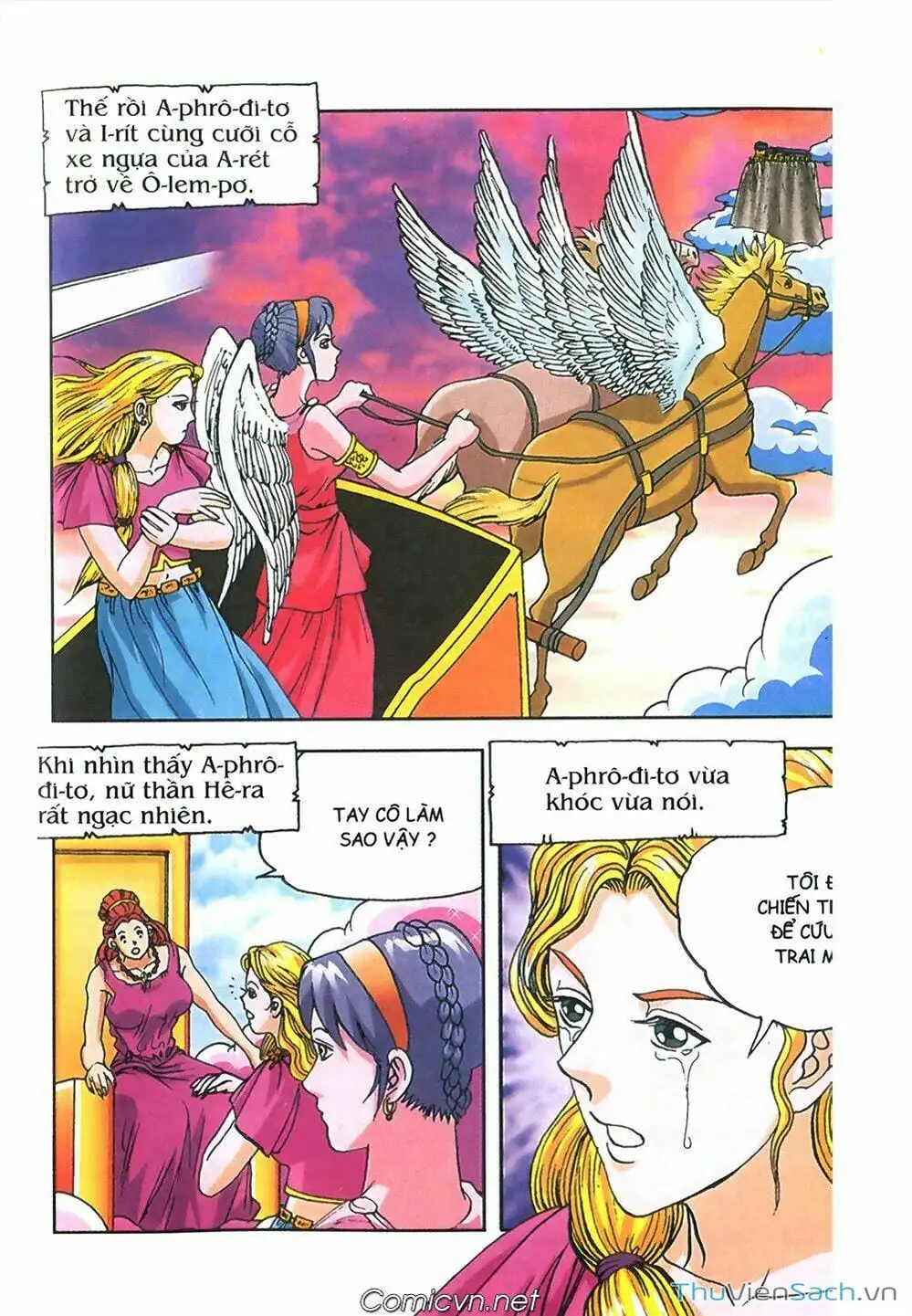 Truyện Tranh Thần Thoại Hy Lạp - Nguồn Gốc Các Vị Thần trang 3