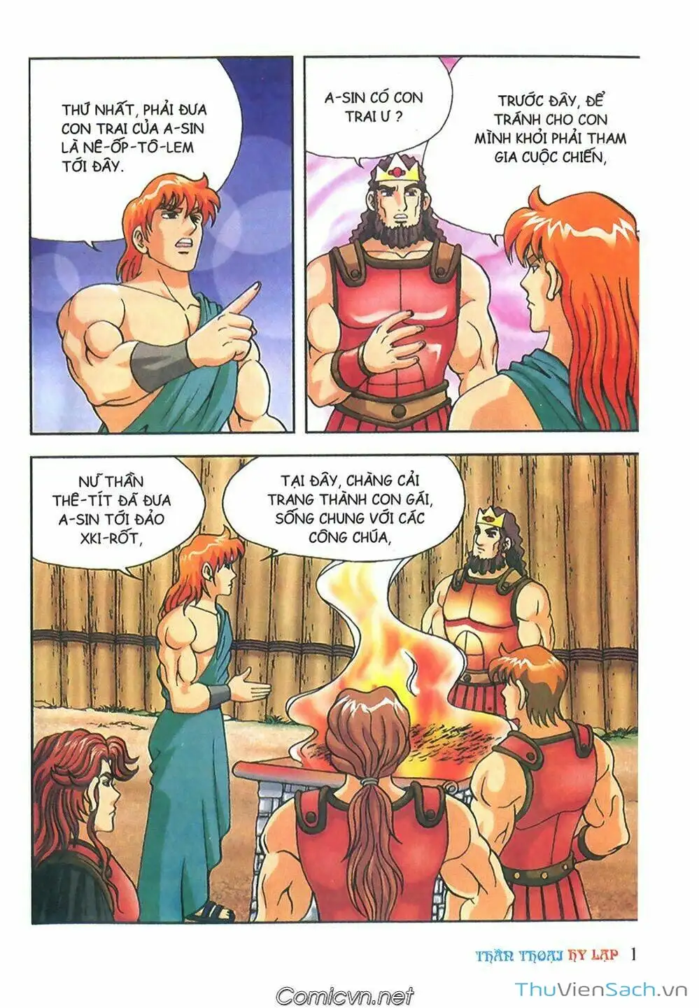 Truyện Tranh Thần Thoại Hy Lạp - Nguồn Gốc Các Vị Thần trang 3