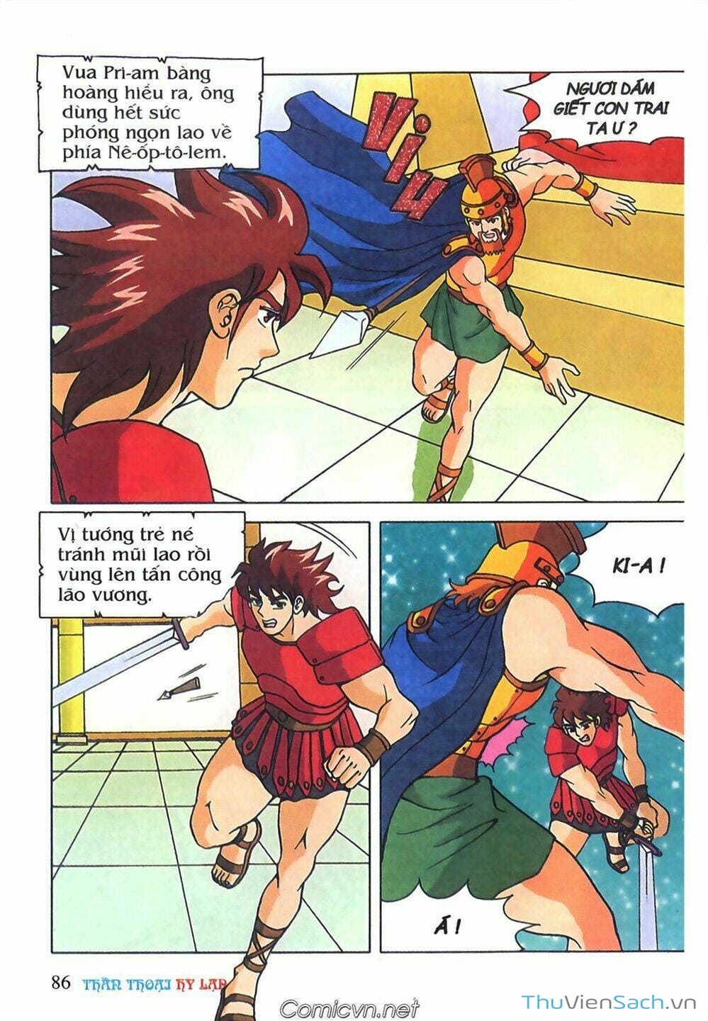 Truyện Tranh Thần Thoại Hy Lạp - Nguồn Gốc Các Vị Thần trang 3