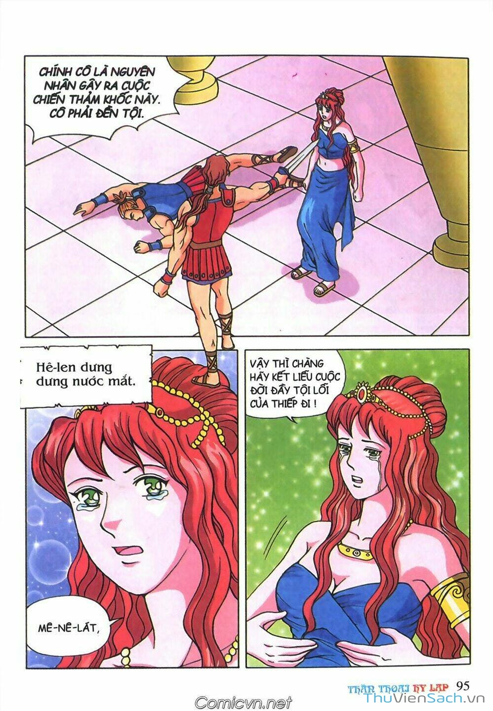 Truyện Tranh Thần Thoại Hy Lạp - Nguồn Gốc Các Vị Thần trang 3