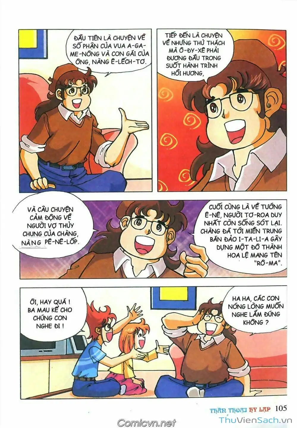 Truyện Tranh Thần Thoại Hy Lạp - Nguồn Gốc Các Vị Thần trang 3