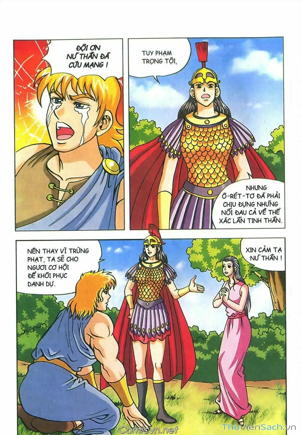 Truyện Tranh Thần Thoại Hy Lạp - Nguồn Gốc Các Vị Thần trang 3
