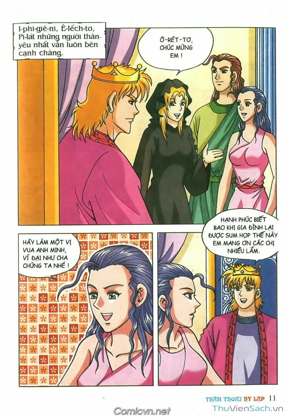 Truyện Tranh Thần Thoại Hy Lạp - Nguồn Gốc Các Vị Thần trang 3