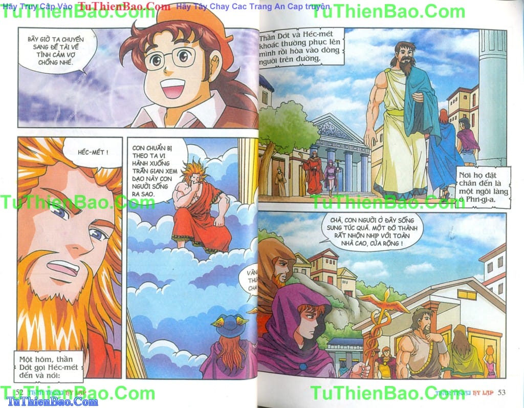 Truyện Tranh Thần Thoại Hy Lạp - Nguồn Gốc Các Vị Thần trang 3
