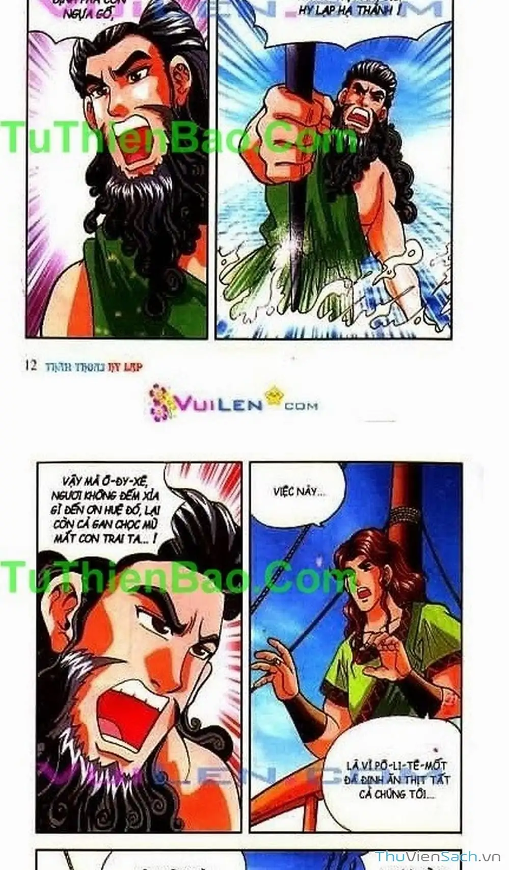 Truyện Tranh Thần Thoại Hy Lạp - Nguồn Gốc Các Vị Thần trang 3